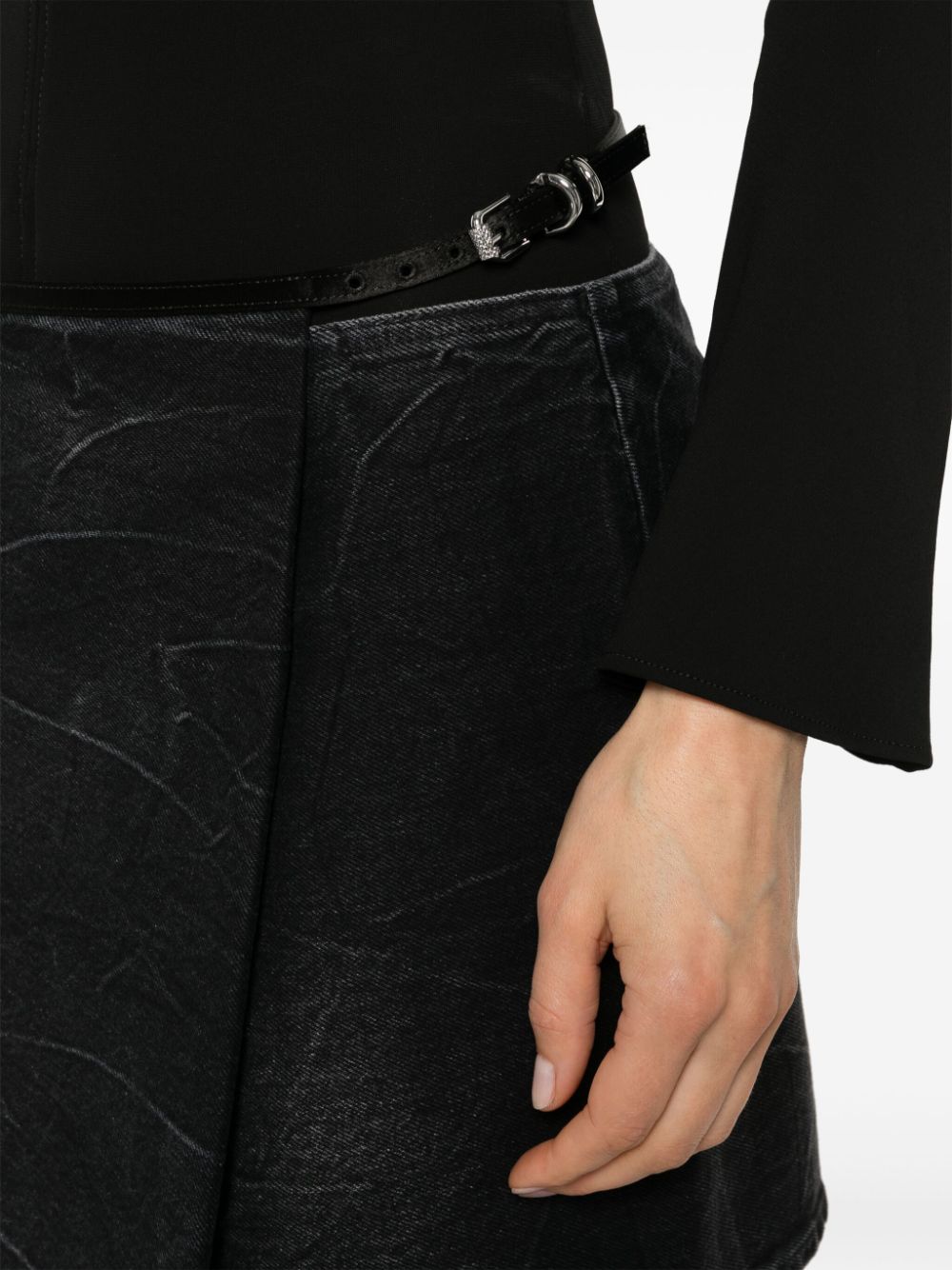 Givenchy GIVENCHY- Voyou Denim Mini Skirt