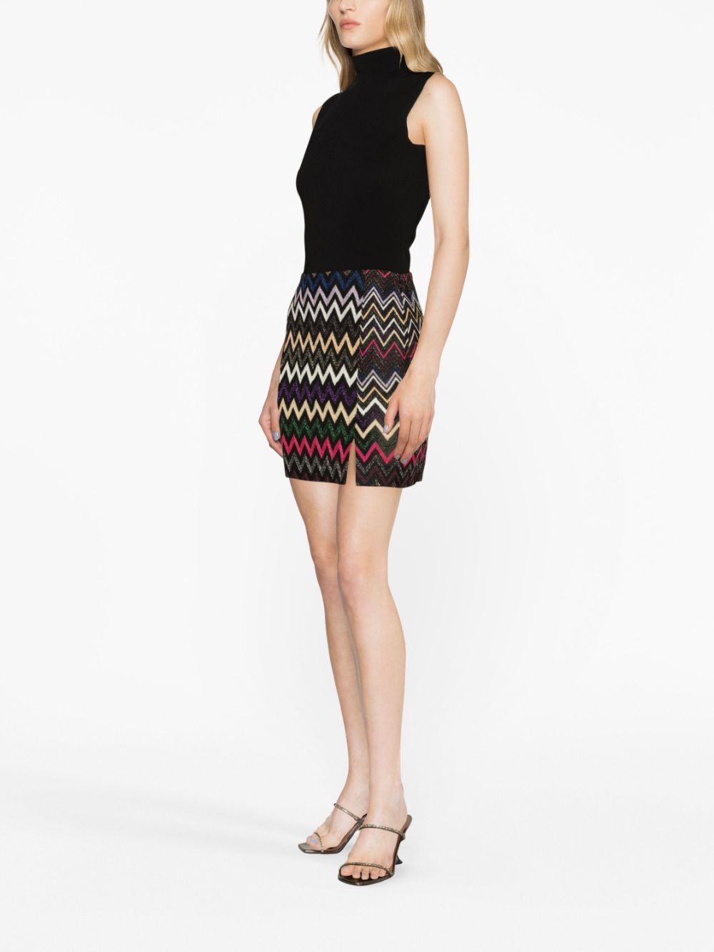 Missoni MISSONI- Zig Zag Pattern Mini Skirt