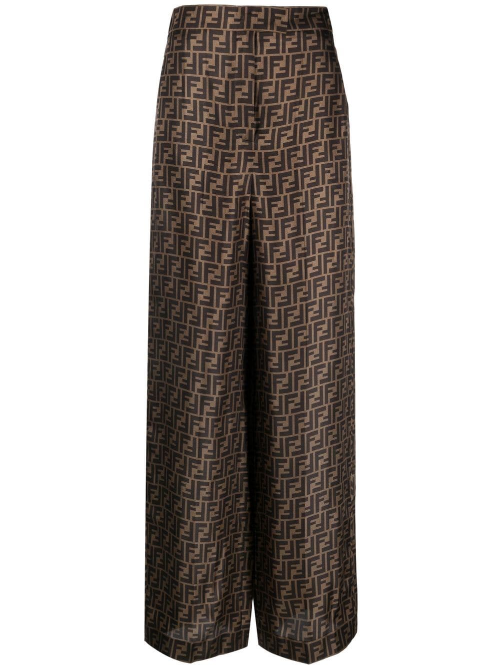 FENDI FENDI- Ff Silk Trousers