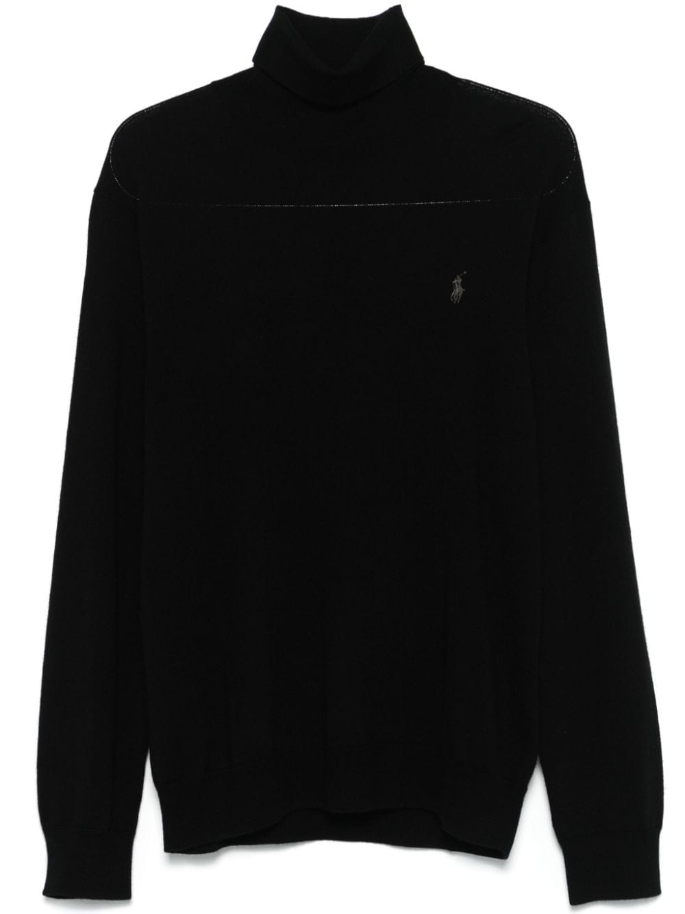 Polo Ralph Lauren POLO RALPH LAUREN- Wool Turtleneck With Embroidery