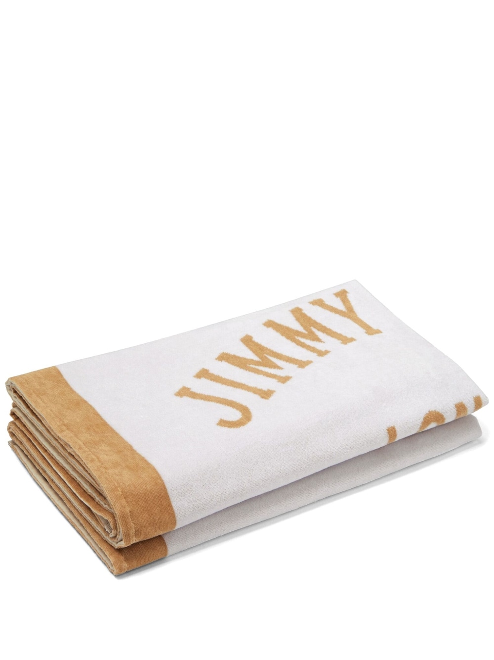 Jimmy Choo JIMMY CHOO- Logo Cotton Beach Towel