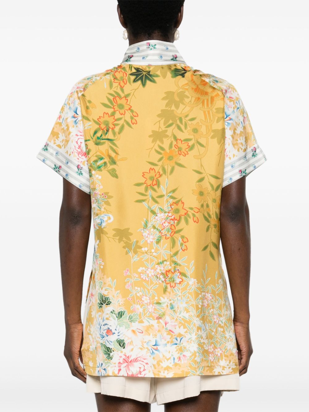 Pierre-Louis Mascia PIERRE-LOUIS MASCIA- Printed Silk Shirt