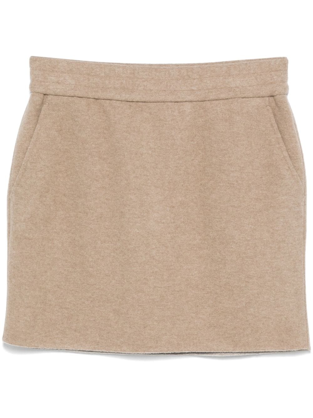 Max Mara MAX MARA- Wool Mini Skirt