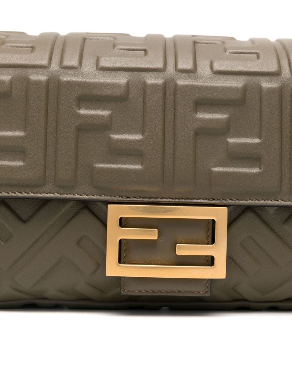 FENDI FENDI- Baguette Leather Shoulder Bag