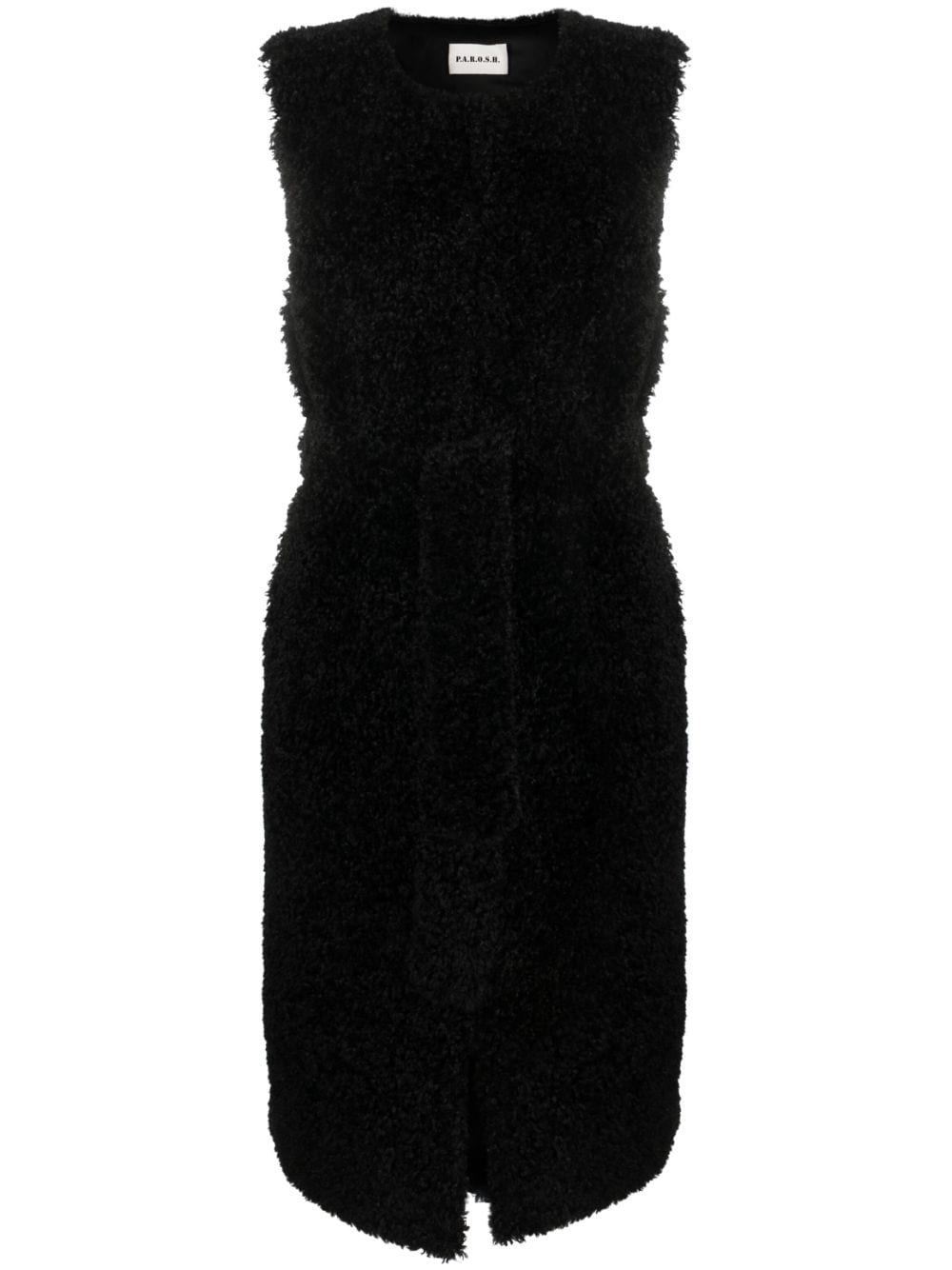 Parosh PAROSH- Long Faux Fur Waistcoat