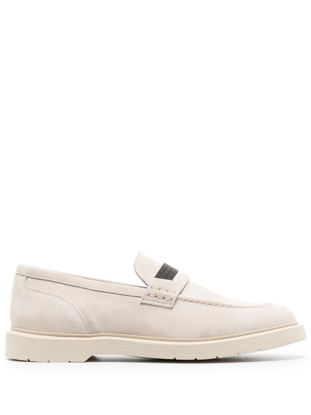 Brunello Cucinelli BRUNELLO CUCINELLI- Suede Penny Loafer