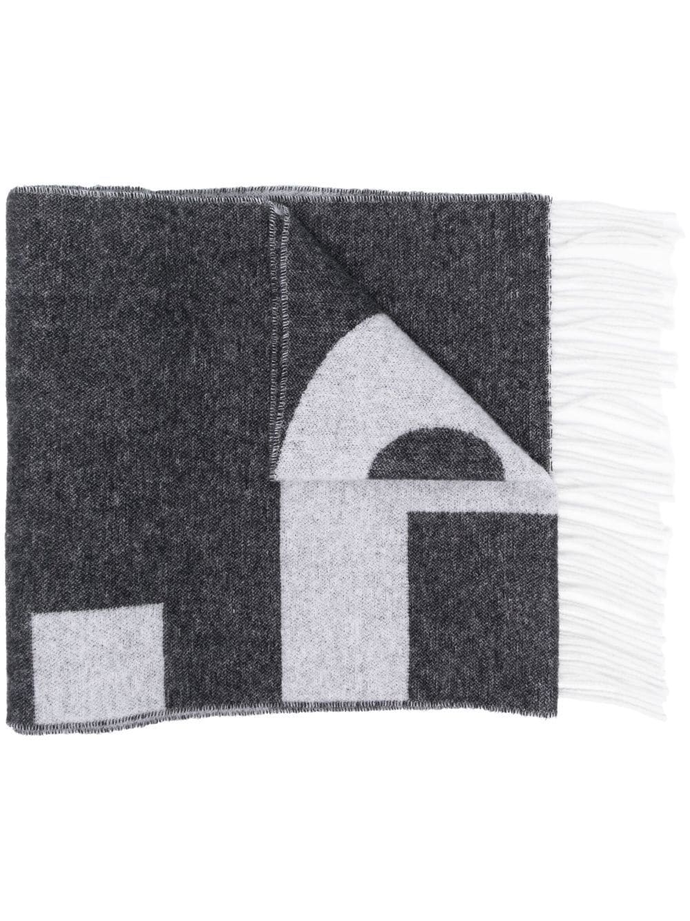 A.P.C. A.P.C.- Malo Logo Wool Scarf