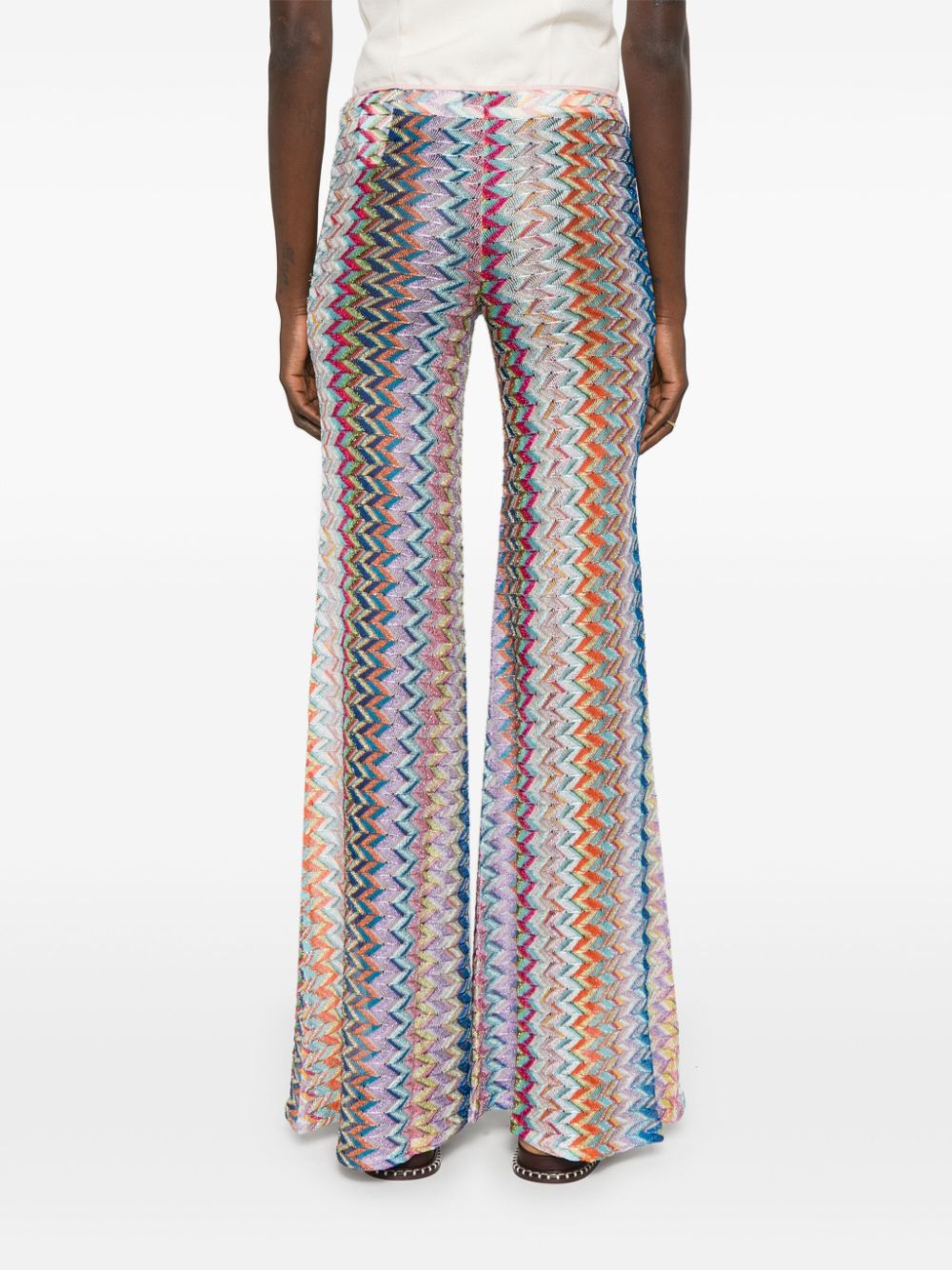 Missoni Beachwear MISSONI BEACHWEAR- Zigzag Pattern Flared Trousers