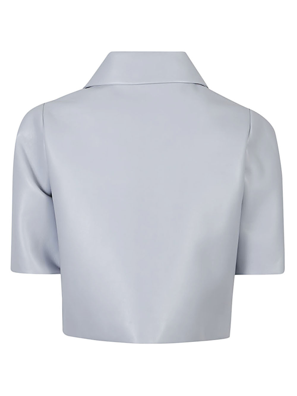 Loewe LOEWE- Cropped Leather Shirt