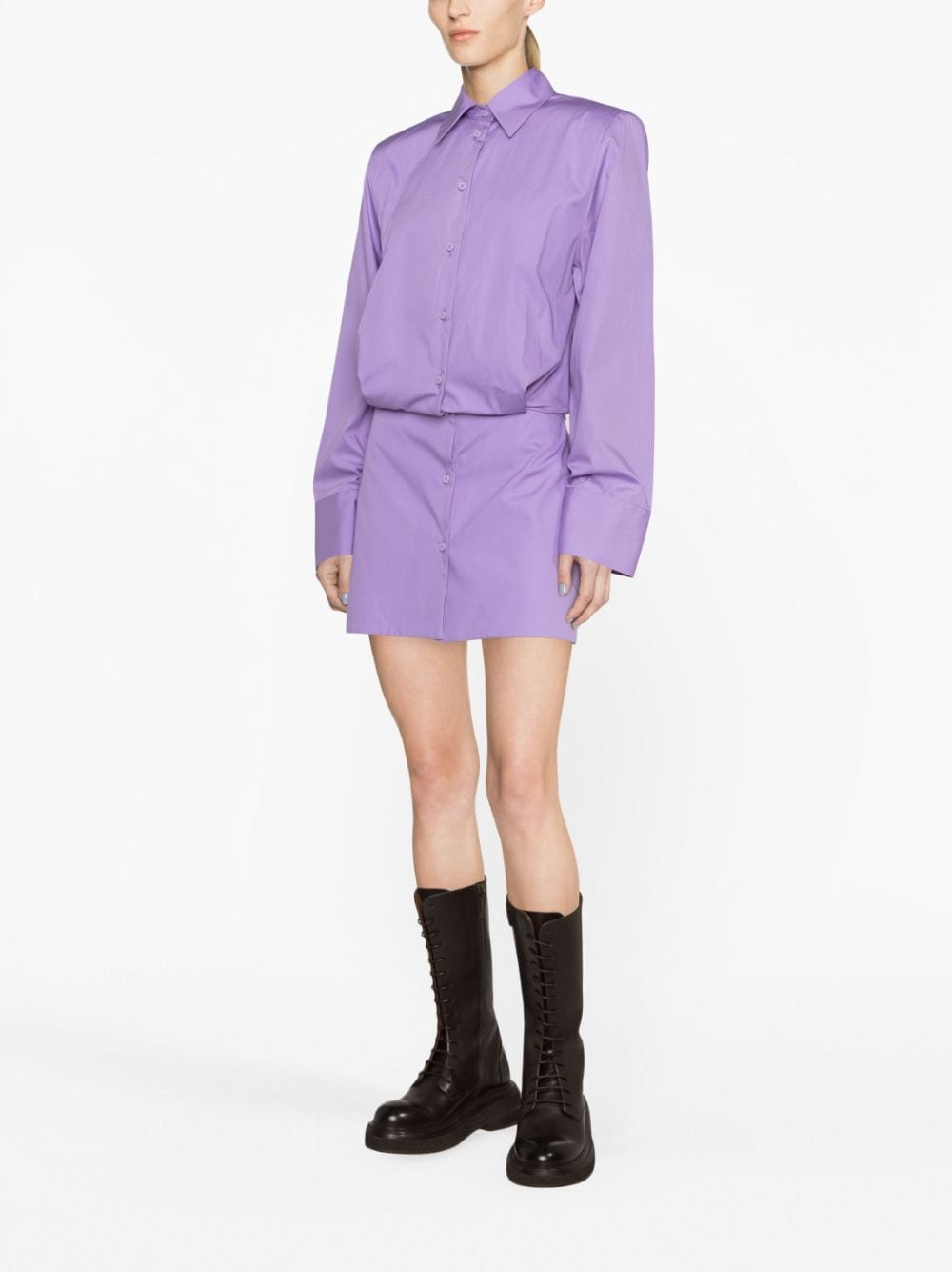 The Attico THE ATTICO- Margot Cotton Shirt Dress