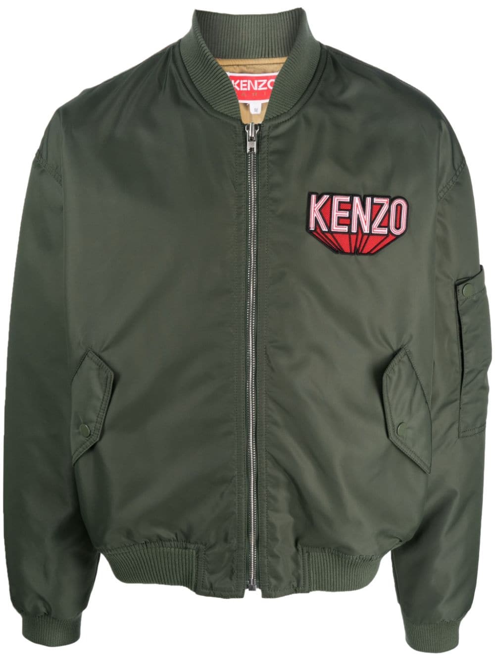 Kenzo KENZO- Kenzo 3d Flight Nylon Bomber Jacket