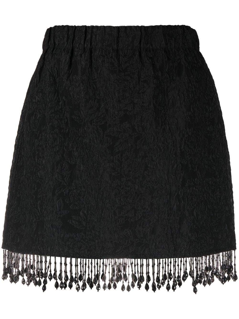 Ganni GANNI- Fringed Mini Skirt