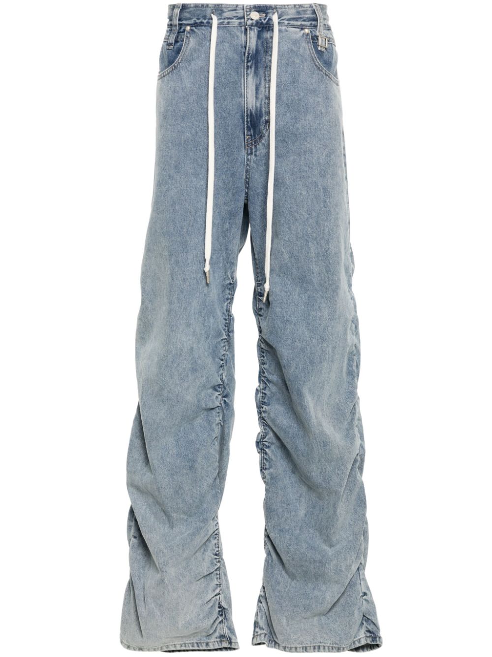 Wooyoungmi WOOYOUNGMI- Wide Leg Jeans With Ruffles