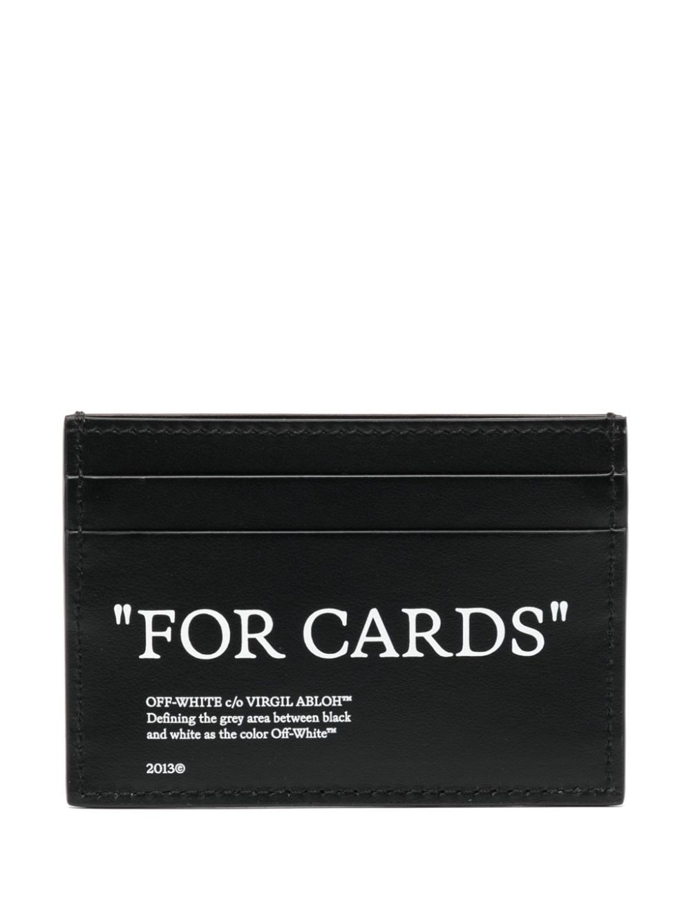 OFF-WHITE OFF-WHITE- Logo Credit Card Case