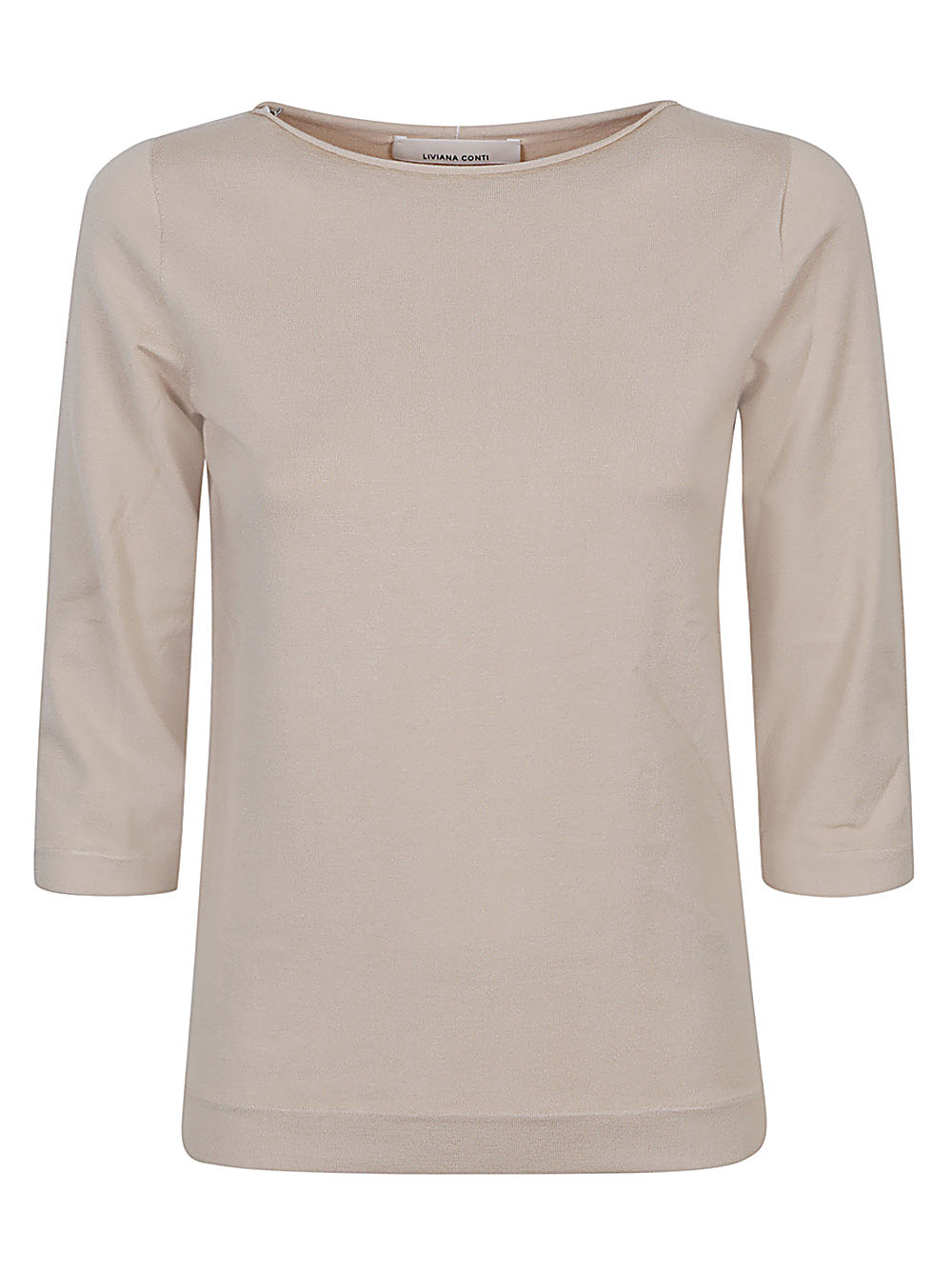 Liviana Conti LIVIANA CONTI- Boat Neck Viscose Sweater