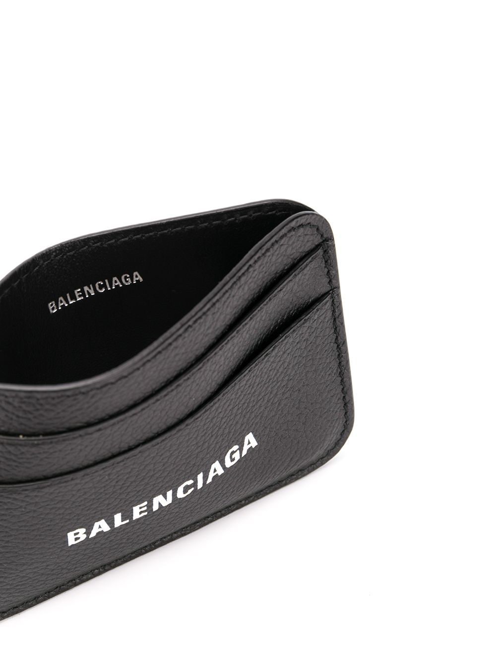 Balenciaga BALENCIAGA- Cash Leather Credit Card Case