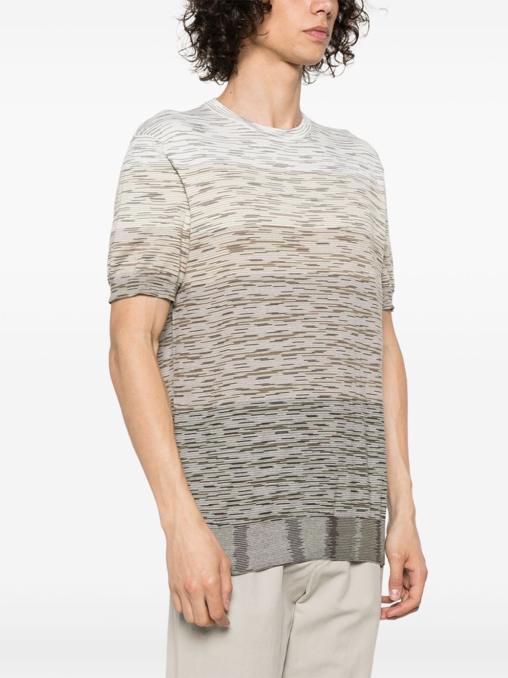 Missoni MISSONI- Tie-dye Print Cotton T-shirt