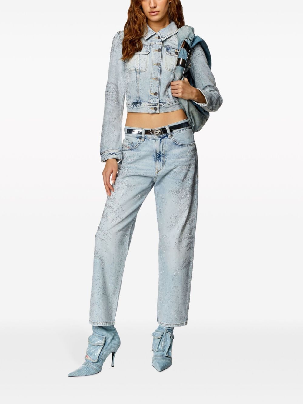 Diesel DIESEL- Denim Cropped Jacket