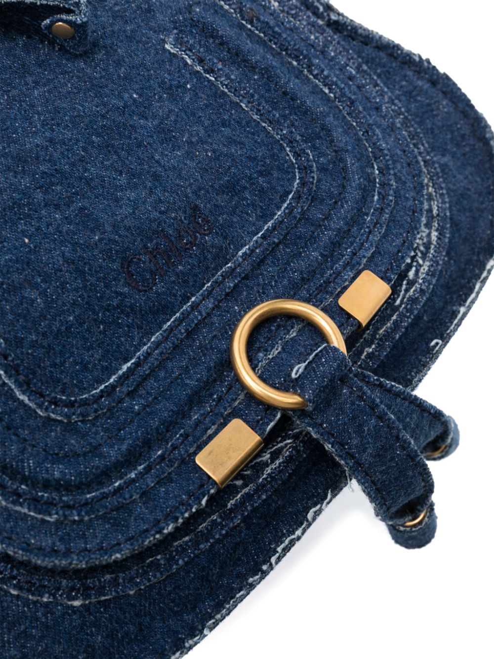 Chloé CHLOÉ- Marcie Denim Shoulder Bag