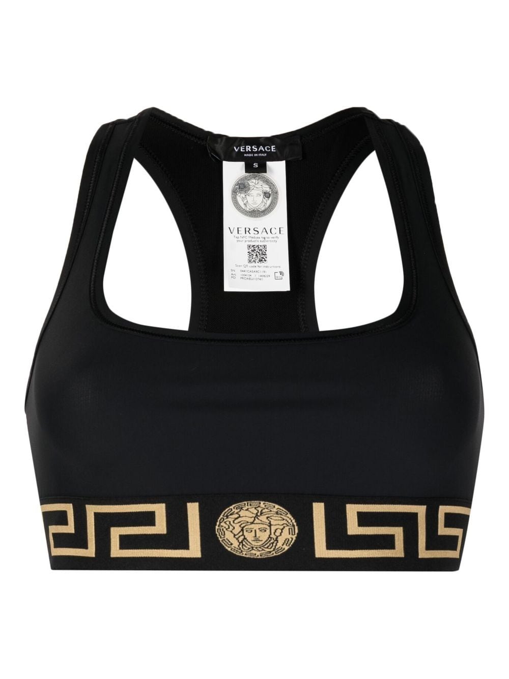 Versace VERSACE- Greca Border Bra Top