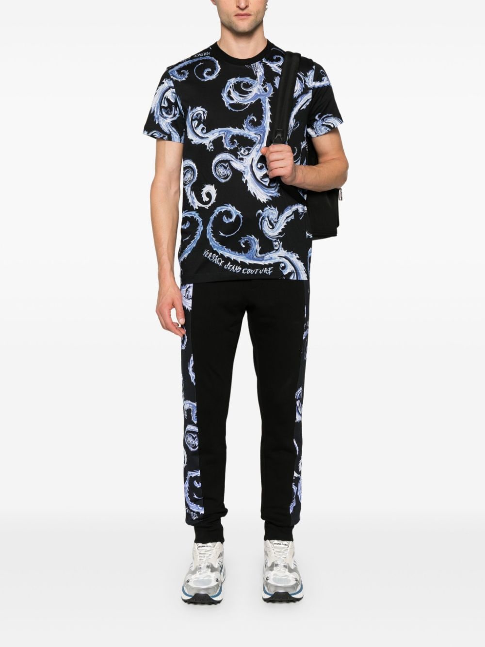 Versace Jeans Couture VERSACE JEANS COUTURE- Short Sleeve T-shirt With Print