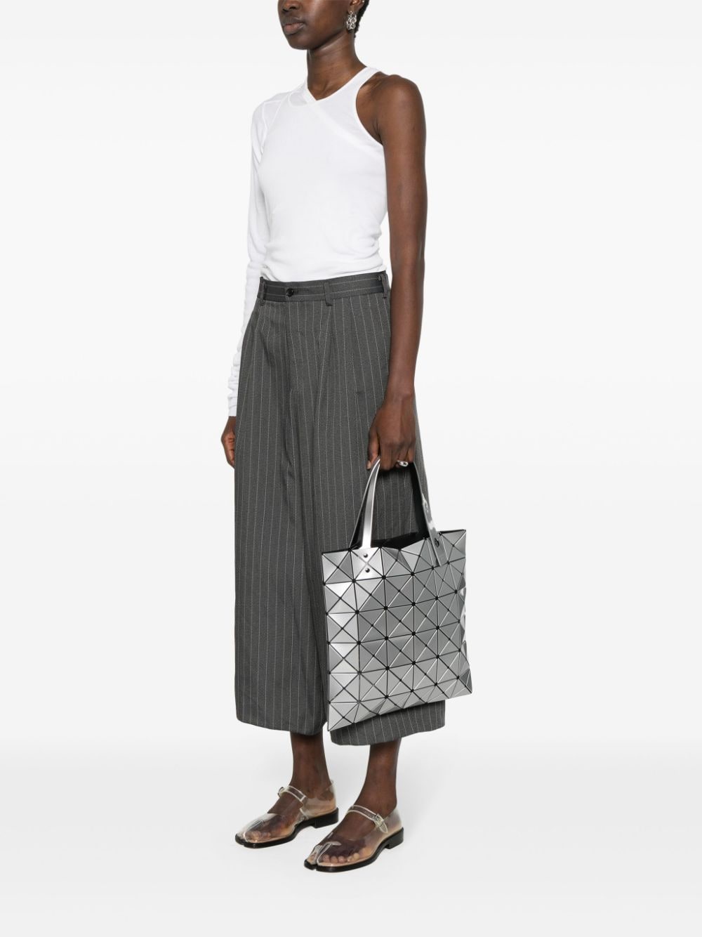  BAOBAO ISSEY MIYAKE- Lucent Geometric-panel Tote Bag