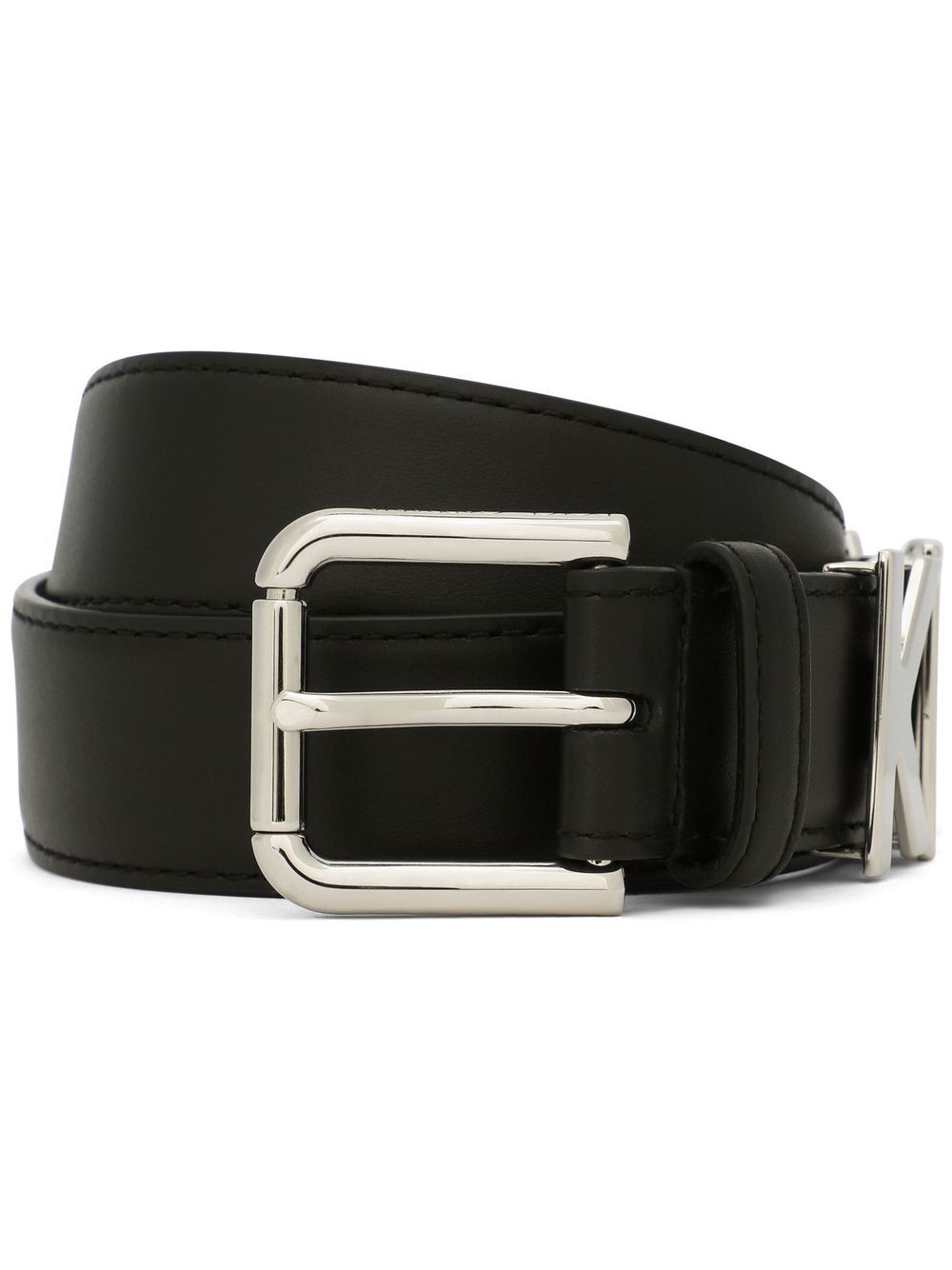 Dolce & Gabbana DOLCE & GABBANA- Logo Leather Belt