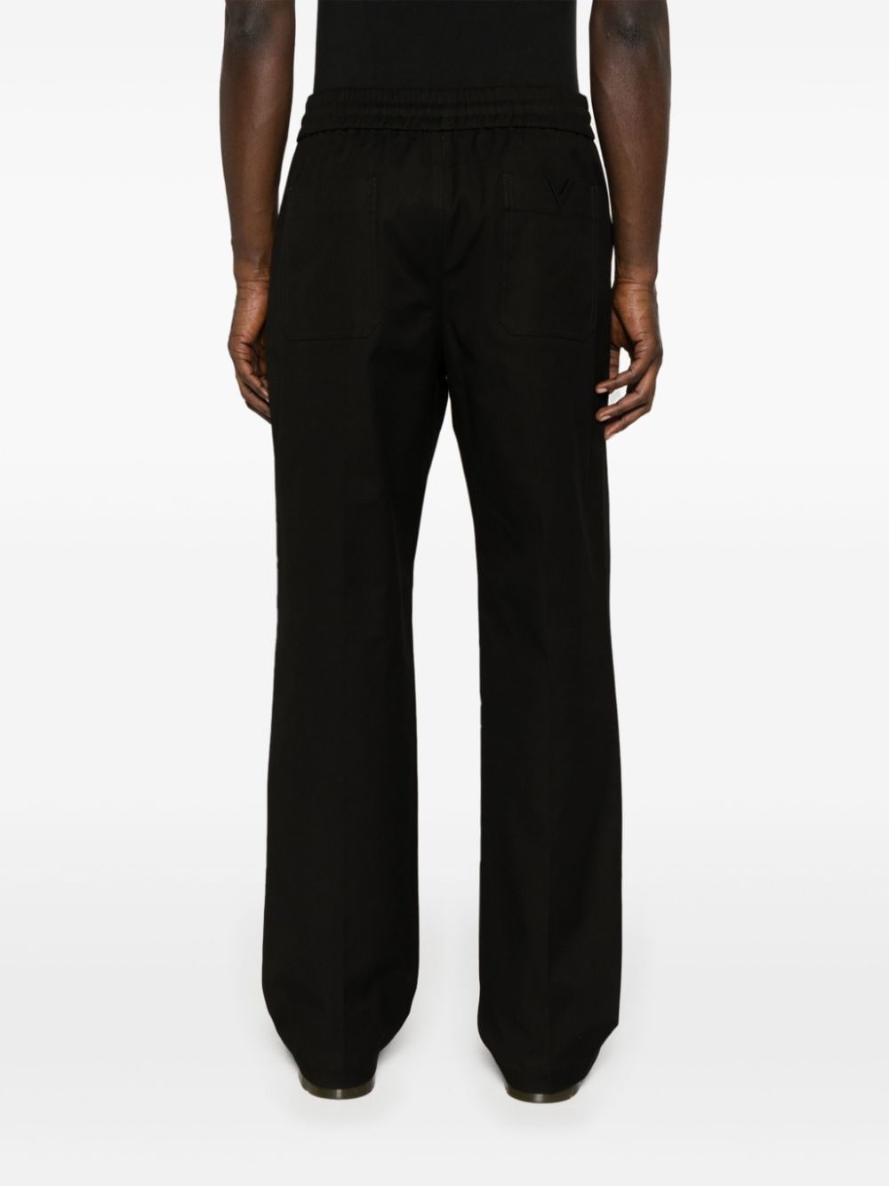 Valentino VALENTINO- Vlogo Cotton Trousers