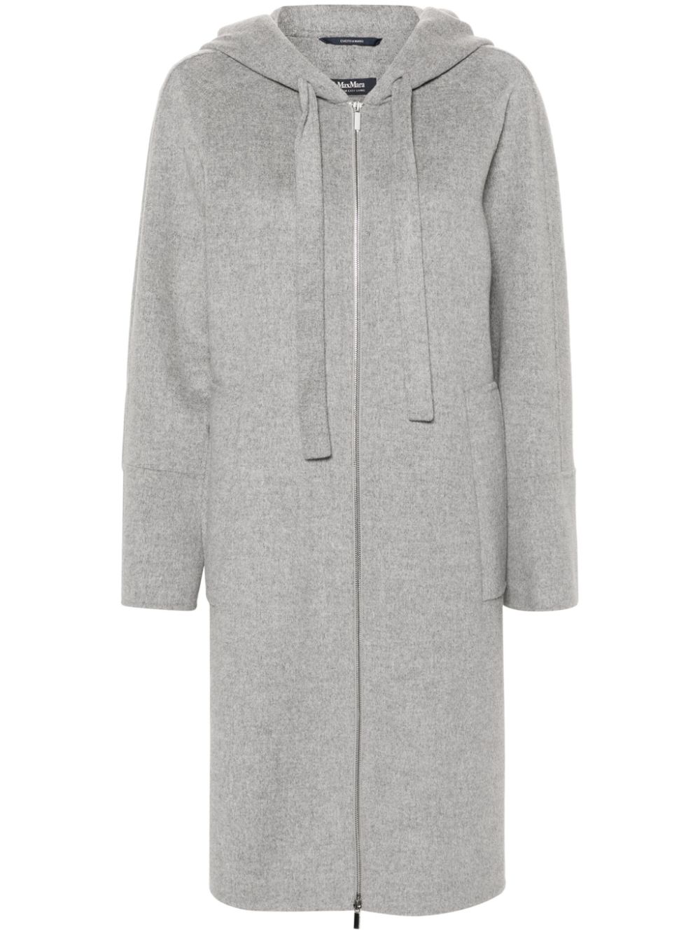  'S MAX MARA- Wool Hooded Coat