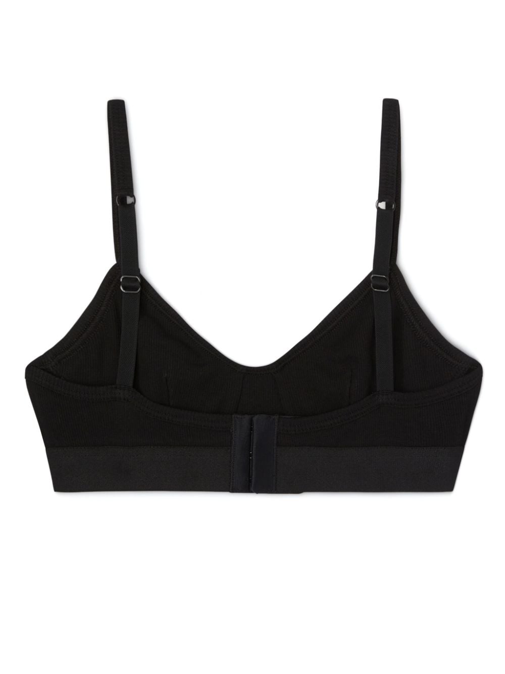 PALM ANGELS PALM ANGELS- Logo Cotton Balconette Bra