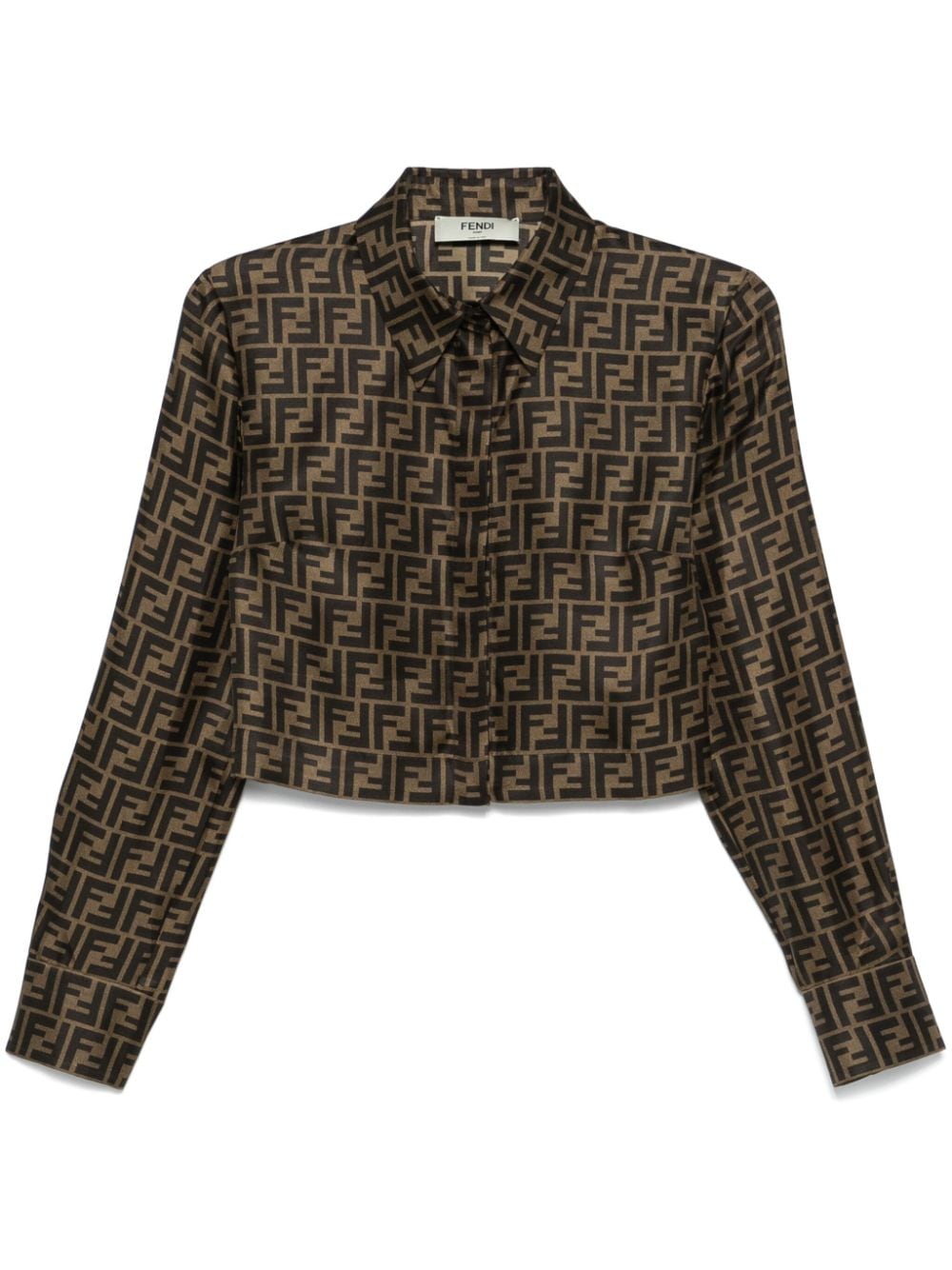 FENDI FENDI- Ff Silk Shirt