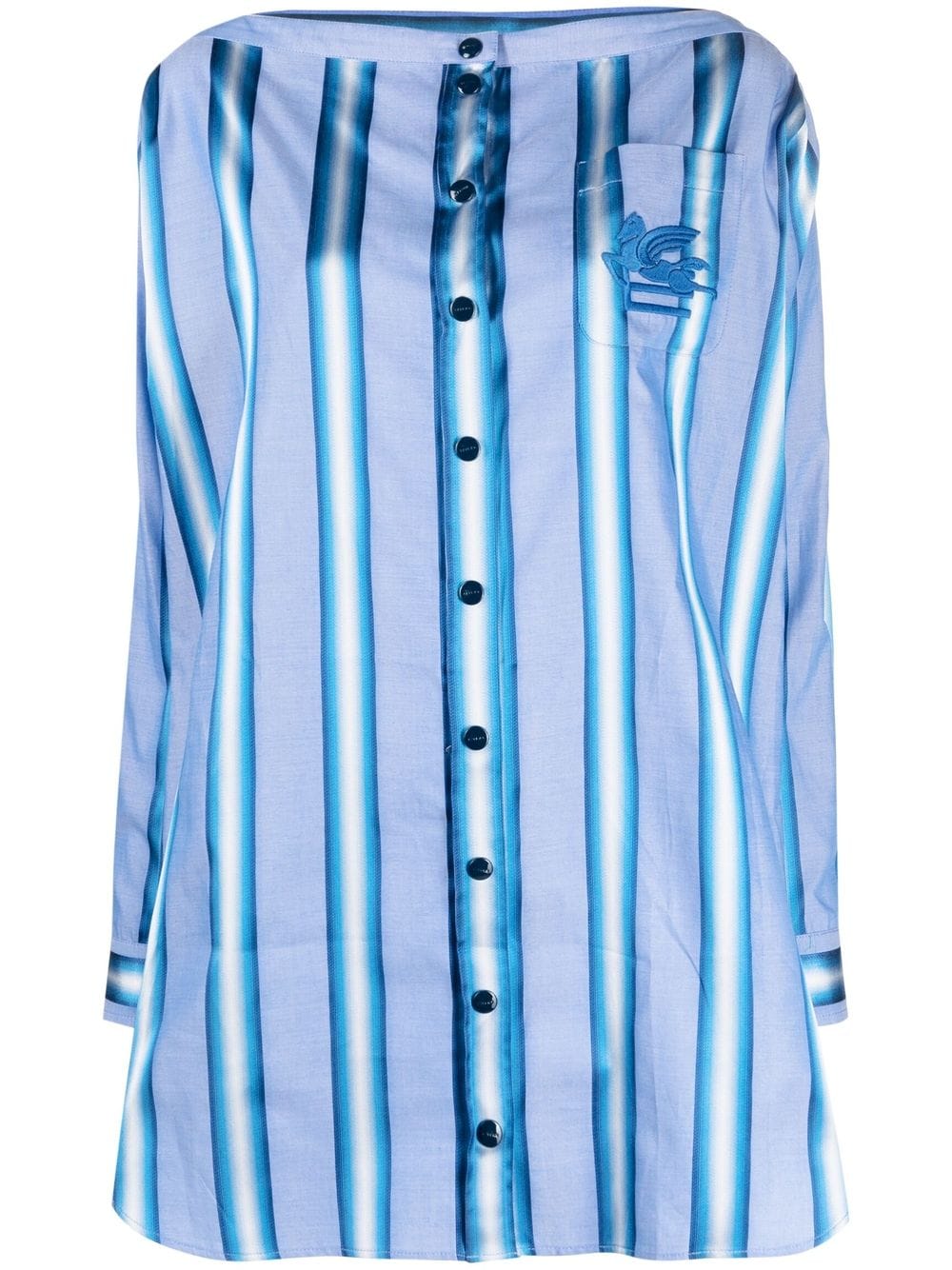 Etro ETRO- Striped Cotton Mini Dress