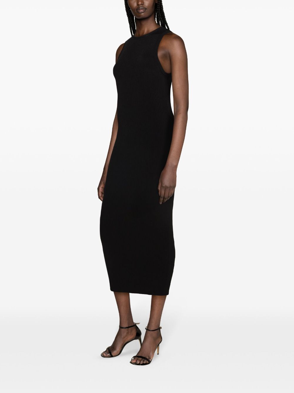 Iro IRO- Ribbed Cotton Midi Dress