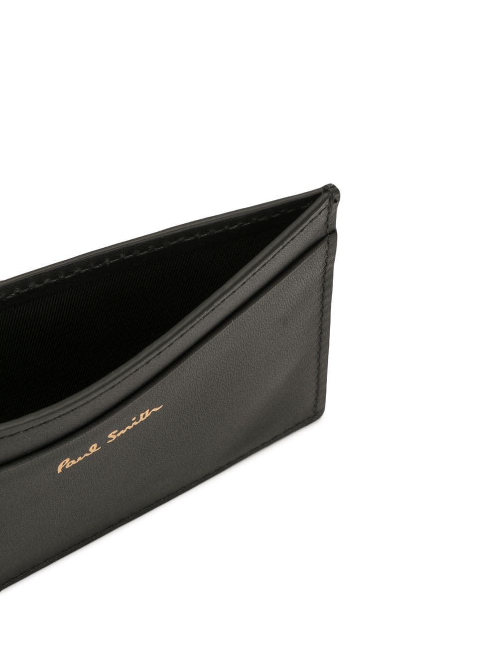 Paul Smith PAUL SMITH- Logo Leather Credit Card Case