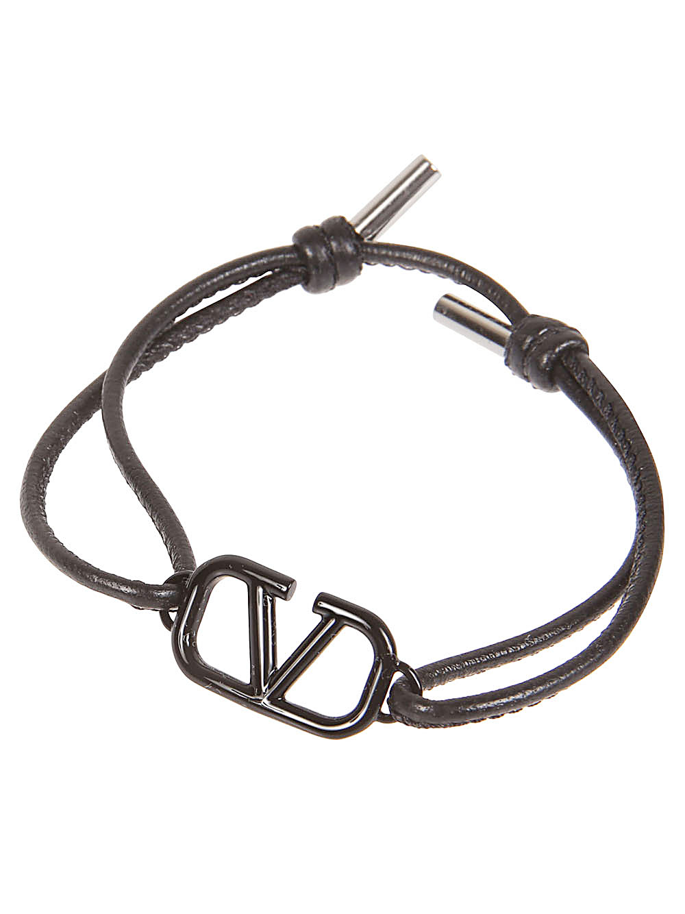 VALENTINO GARAVANI VALENTINO GARAVANI- Vlogo Signature Leather Bracelet