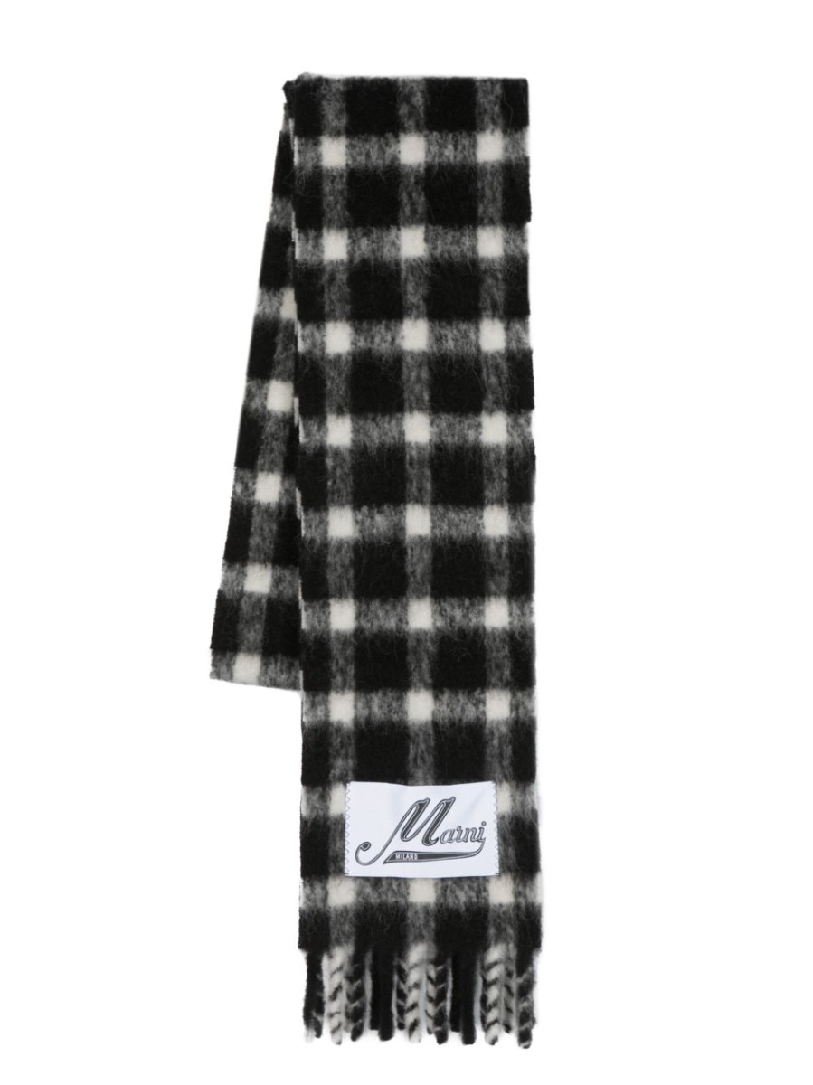 Marni MARNI- Checked Wool Scarf