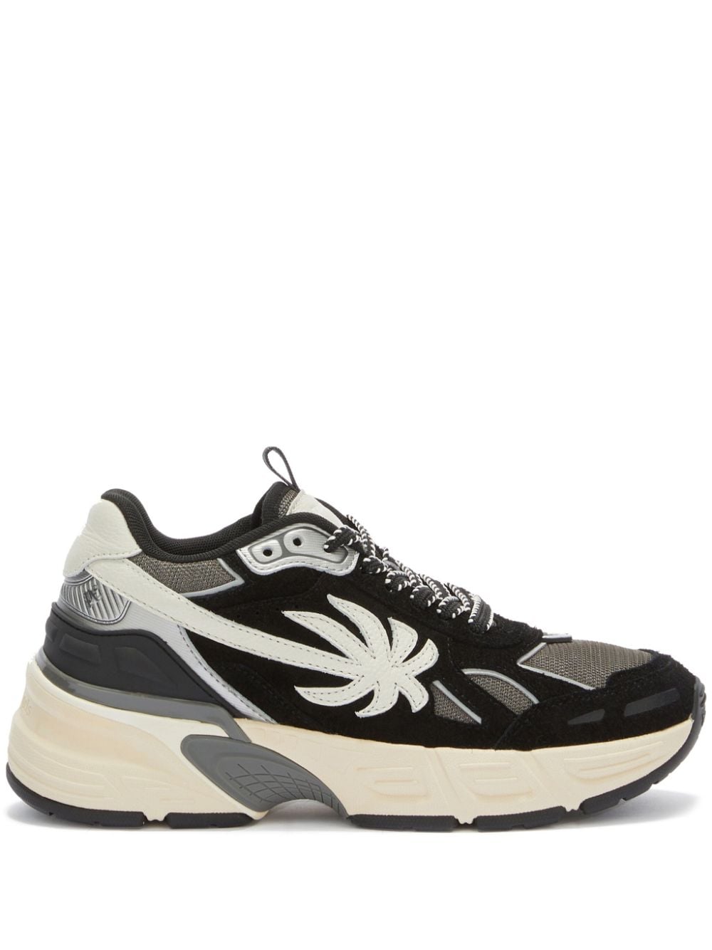 PALM ANGELS PALM ANGELS- Pa 4 Sneaker In Mesh And Suede