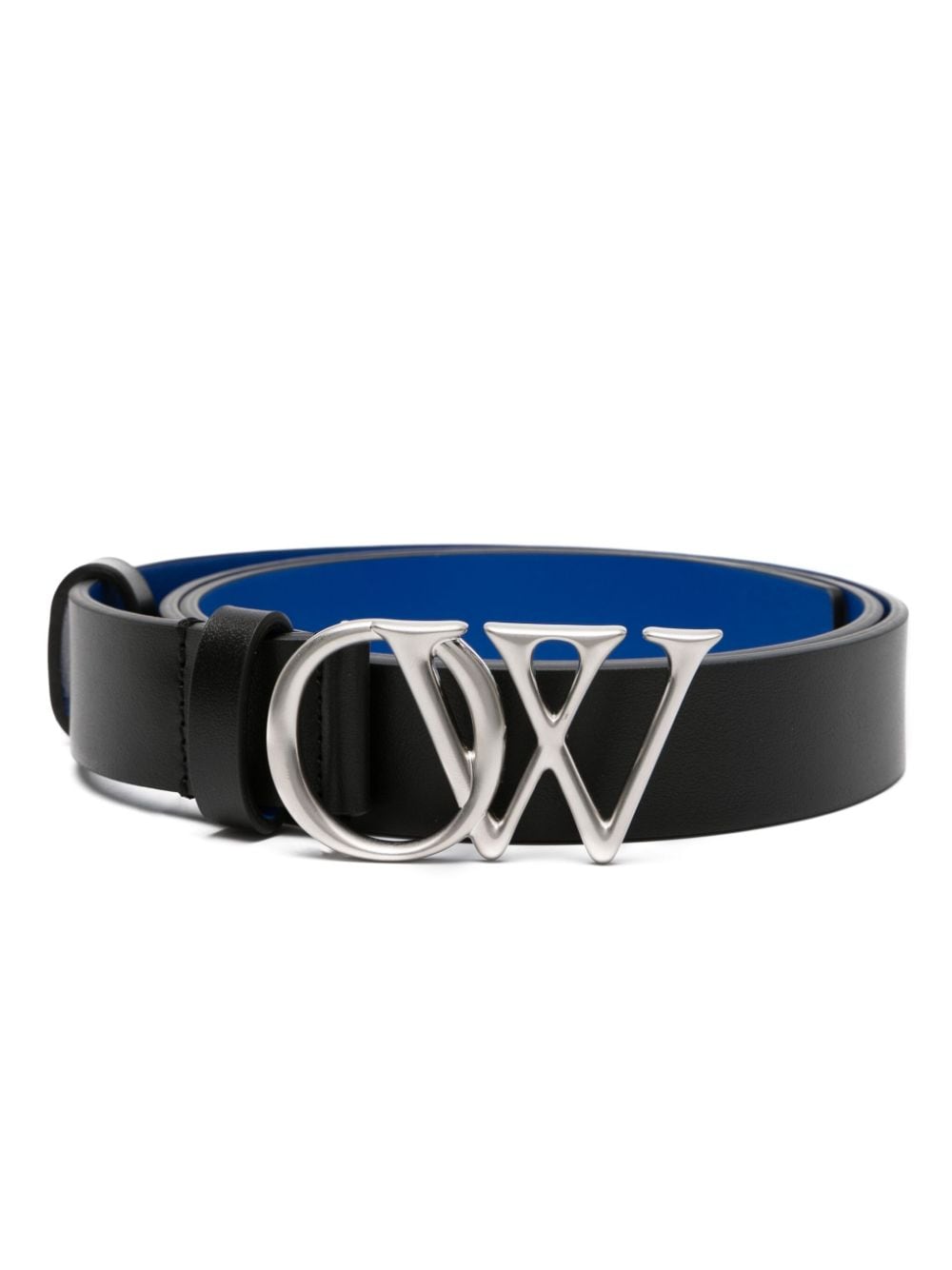 OFF-WHITE OFF-WHITE- Logo Leather Belt