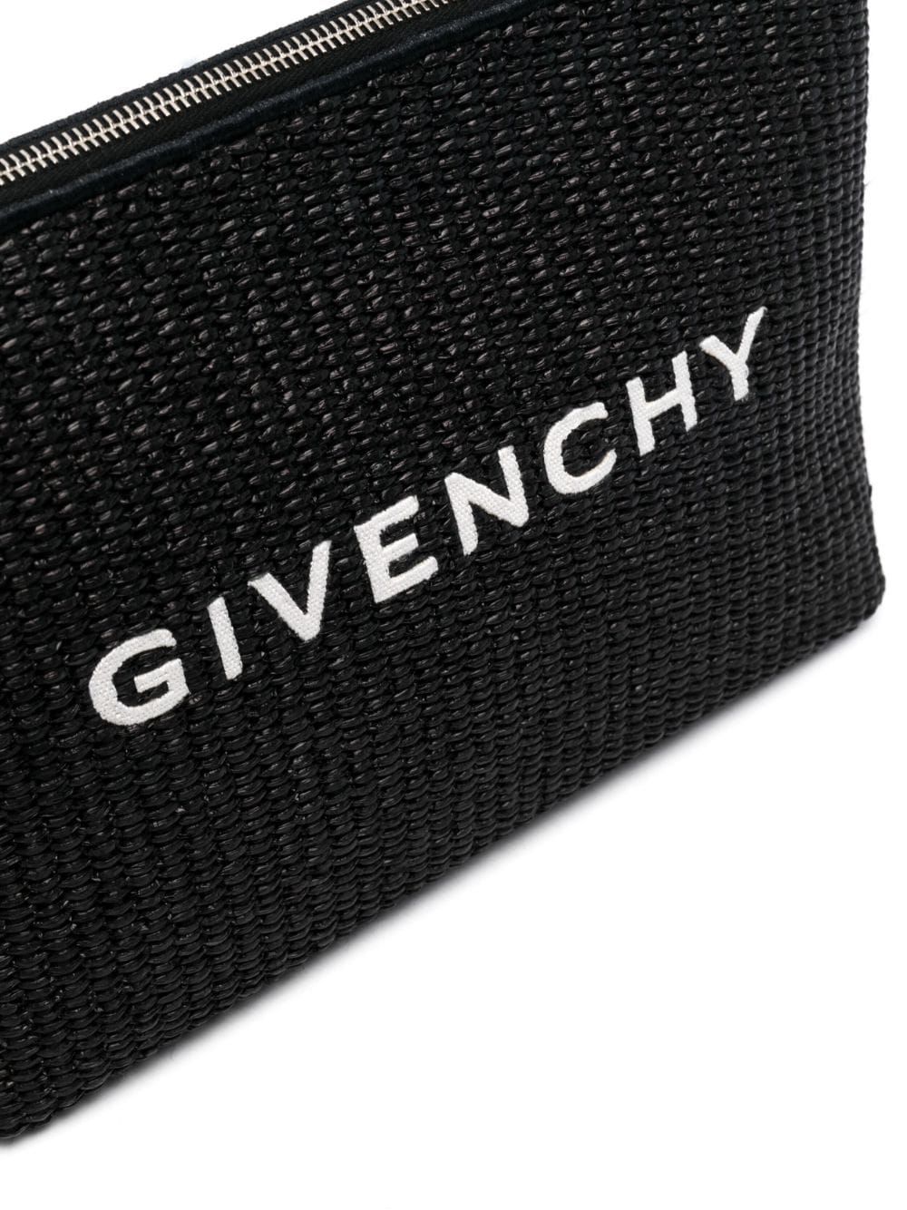 Givenchy GIVENCHY- Logo Rafia Pouch