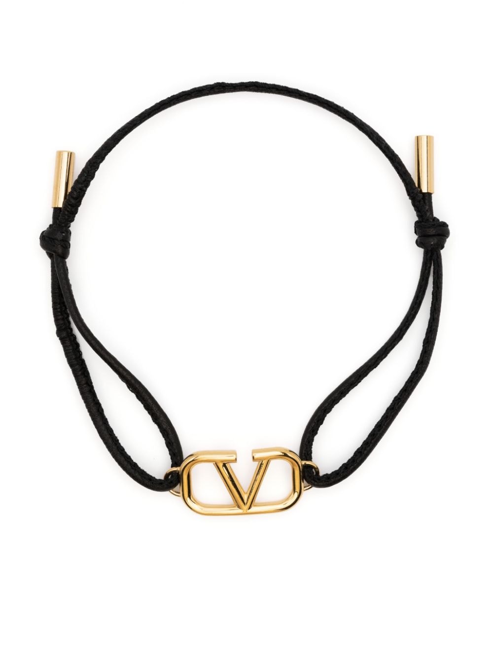 VALENTINO GARAVANI VALENTINO GARAVANI- Vlogo Signature Leather Bracelet