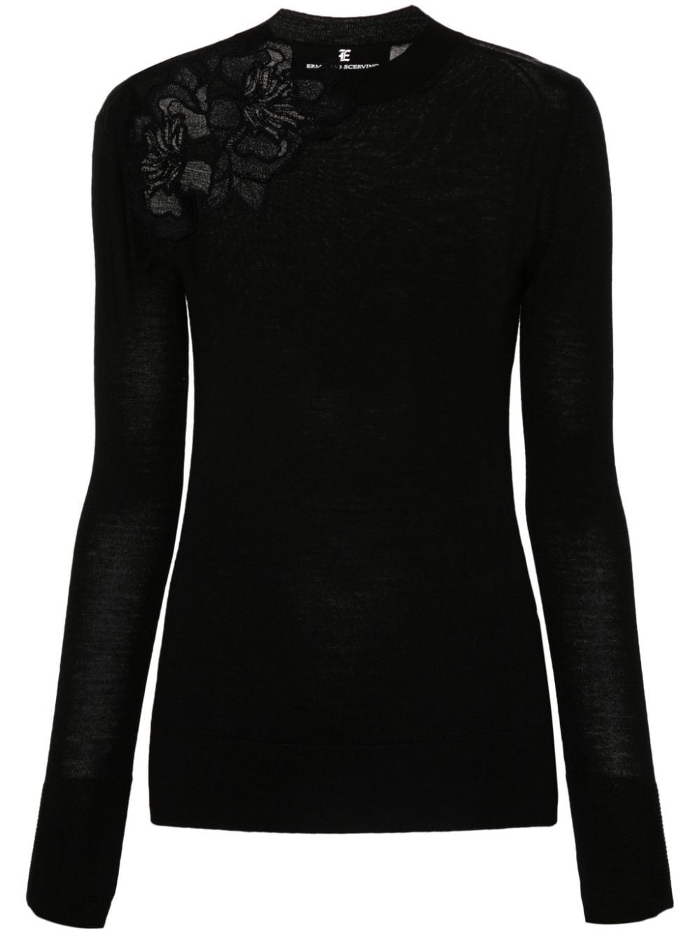 Ermanno Scervino ERMANNO SCERVINO- Embroidered Wool Sweater