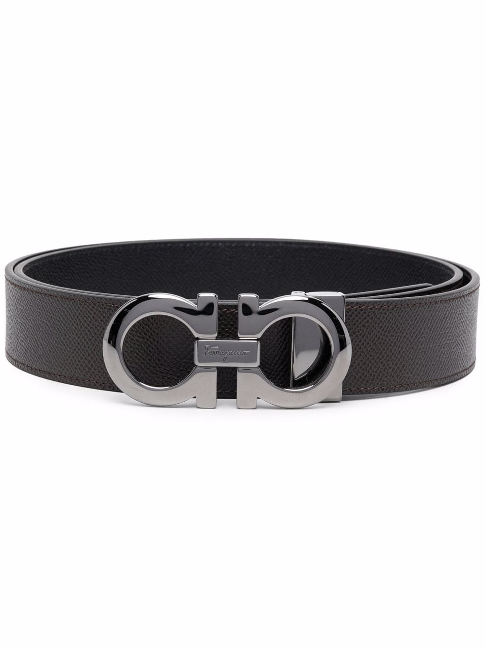 Ferragamo FERRAGAMO- Gancini Leather Belt