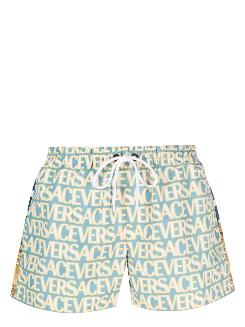 Versace La Vacanza VERSACE LA VACANZA- Logo All Over Swim Shorts
