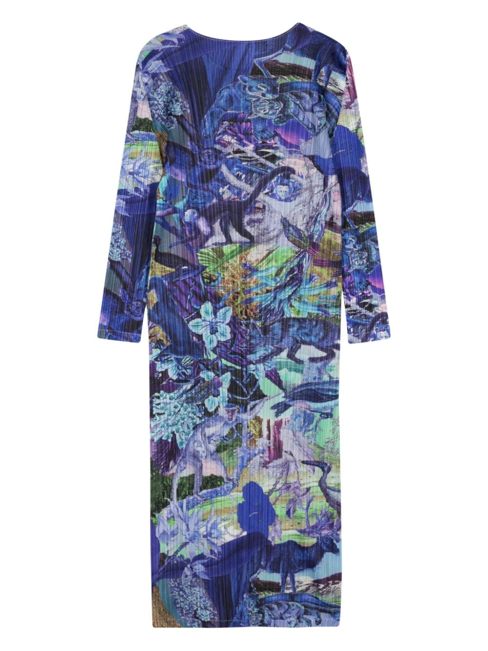 Pleats Please Issey Miyake PLEATS PLEASE ISSEY MIYAKE- Printed Pencil Midi Dress