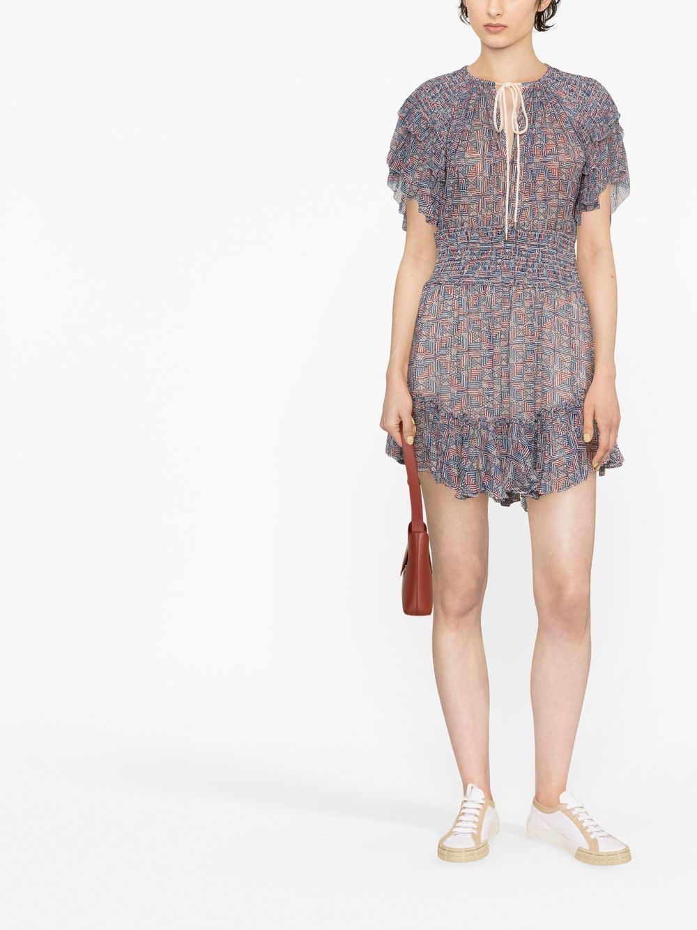 Marant Étoile MARANT ETOILE- Florise Printed Mini Dress