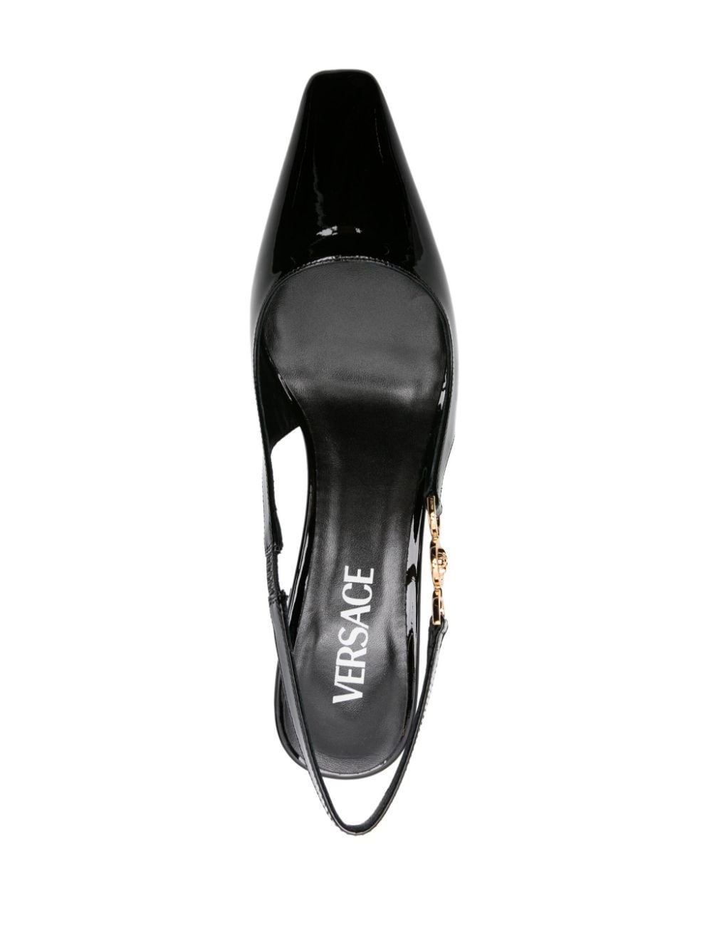 Versace VERSACE- Patent Leather Slingback Pumps