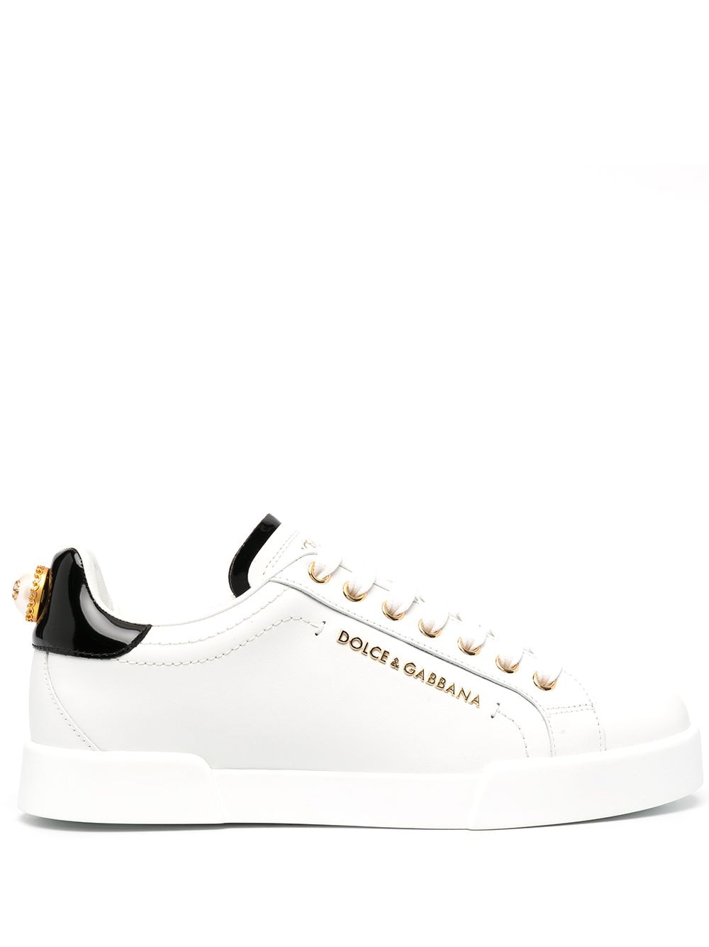 Dolce & Gabbana DOLCE & GABBANA- Portofino Leather Sneakers