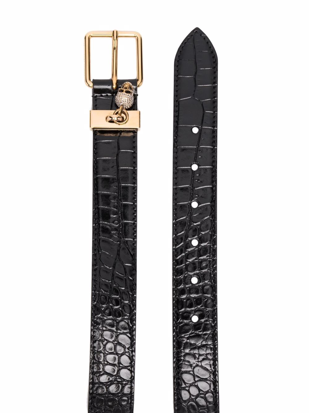 Alexander McQueen ALEXANDER MCQUEEN- Skull Leather Belt