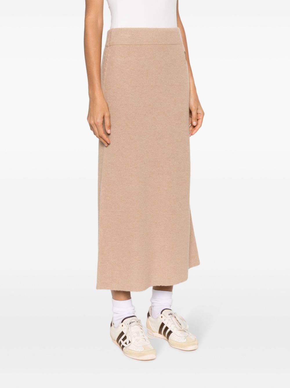  MAISON KITSUNE'- Fox Head Midi Skirt