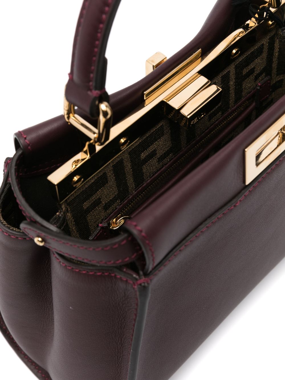 FENDI FENDI- Peekaboo Mini Leather Handbag